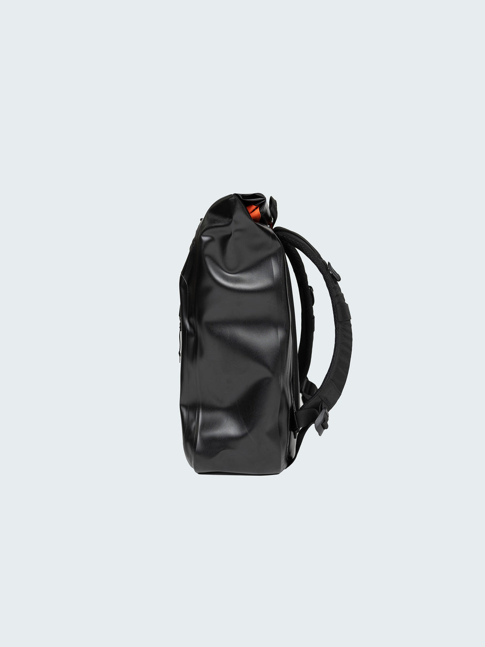 Men/Women 20L Waterproof Roll Top Backpack in Black