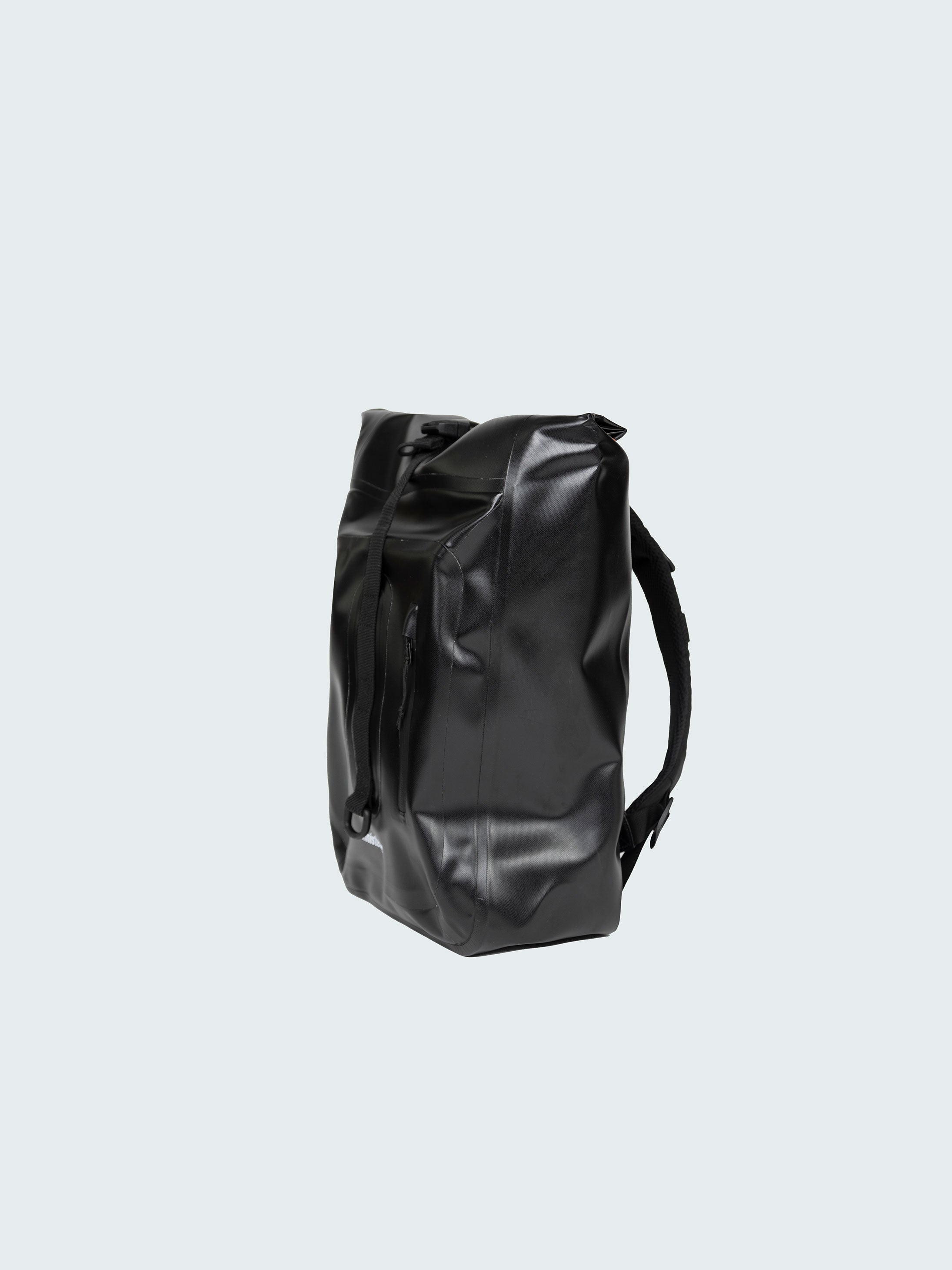 Men/Women 20L Waterproof Roll Top Backpack in Black