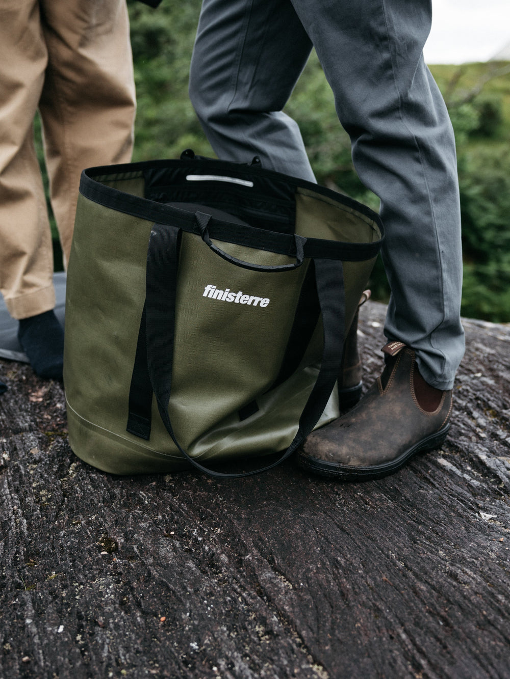 Men/Women Waterproof 35L Tote Bag in Olive - Drift