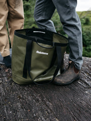 Men/Women Waterproof 35L Tote Bag in Olive - Drift