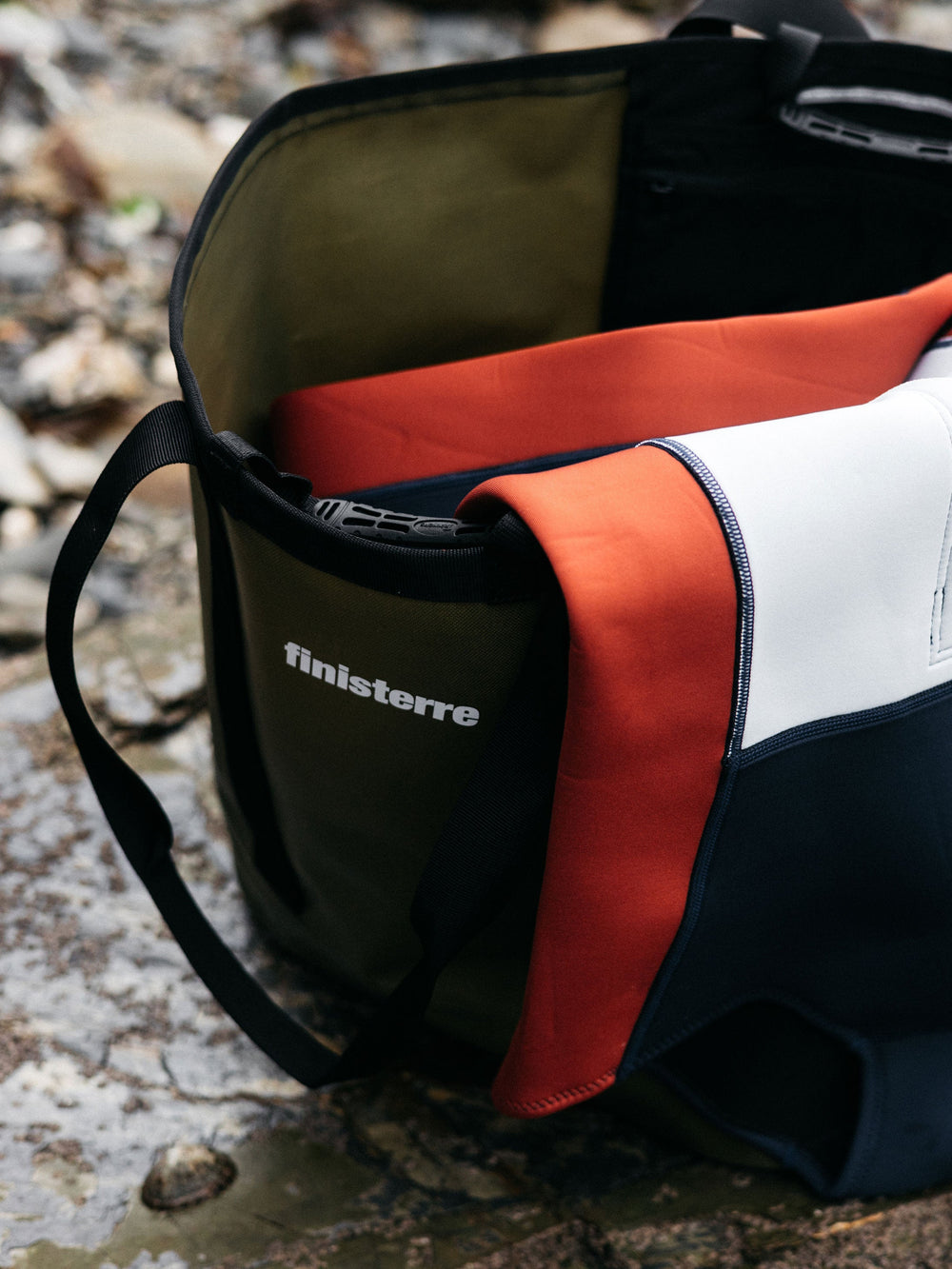 Men/Women Waterproof 35L Tote Bag in Olive - Drift
