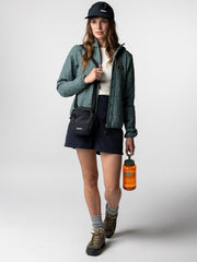 Women Firecrest Hooded Jacket in Deep Sea