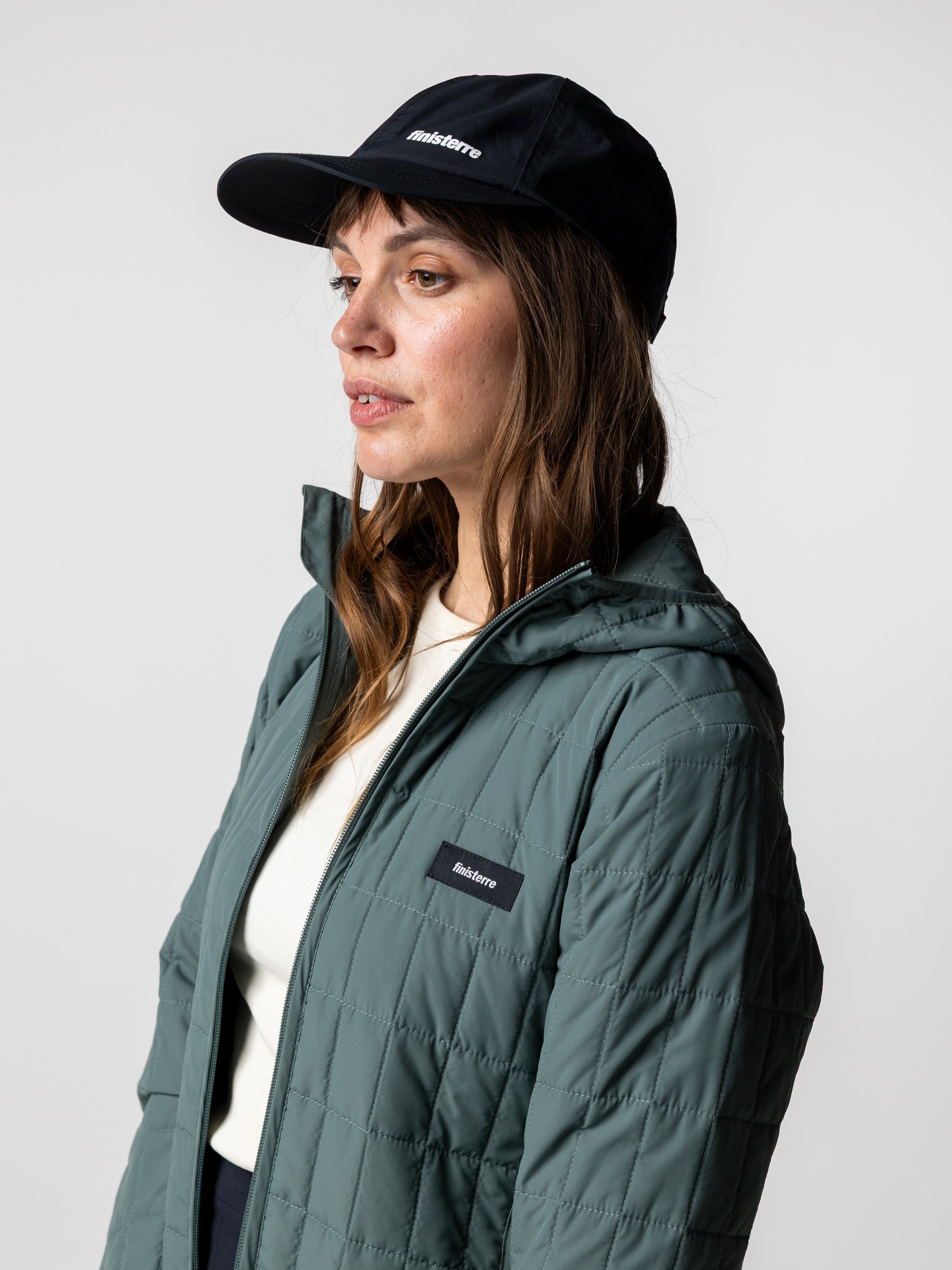 Women Firecrest Hooded Jacket in Deep Sea