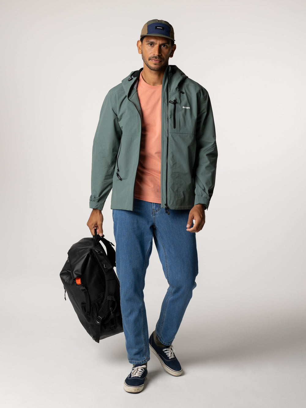 Men Stormbird Waterproof Jacket in Deep Sea