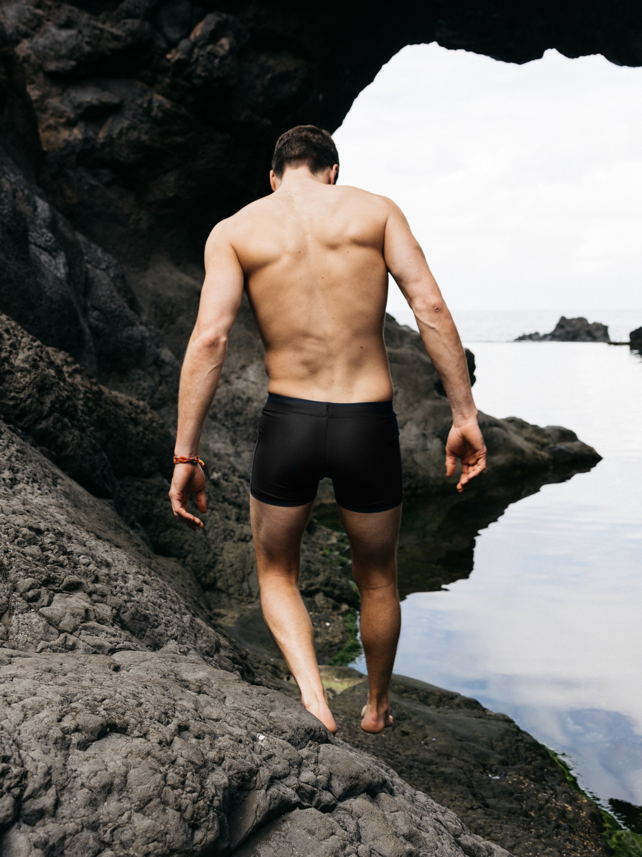 Men Aonyx Swim Trunk in Graphite