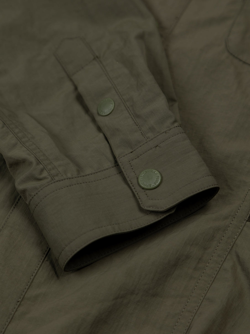 Men Recycled Long Sleeve Shirt in Olive - Wander