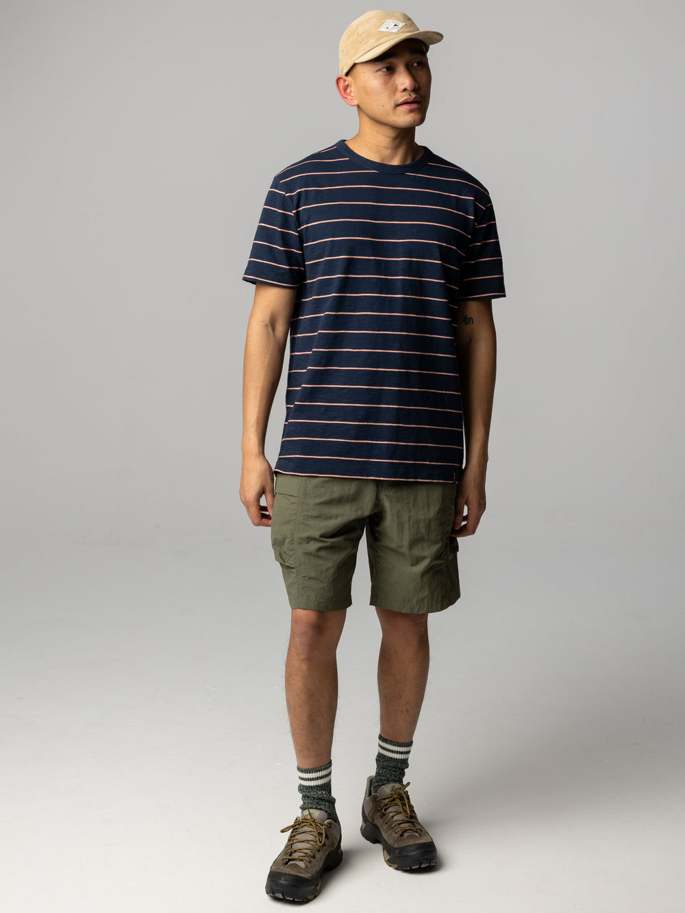 Men Recycled Shorts in Olive - Wander