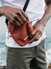 Men/Women Nautilus Pocket Pack Bag in Dark Rosewood