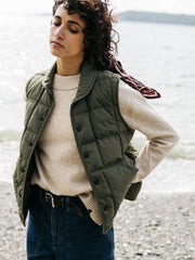 Women Lapwing Insulated Gilet in Olive