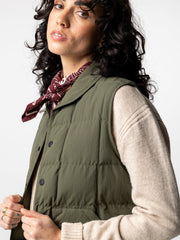 Women Lapwing Insulated Gilet in Olive