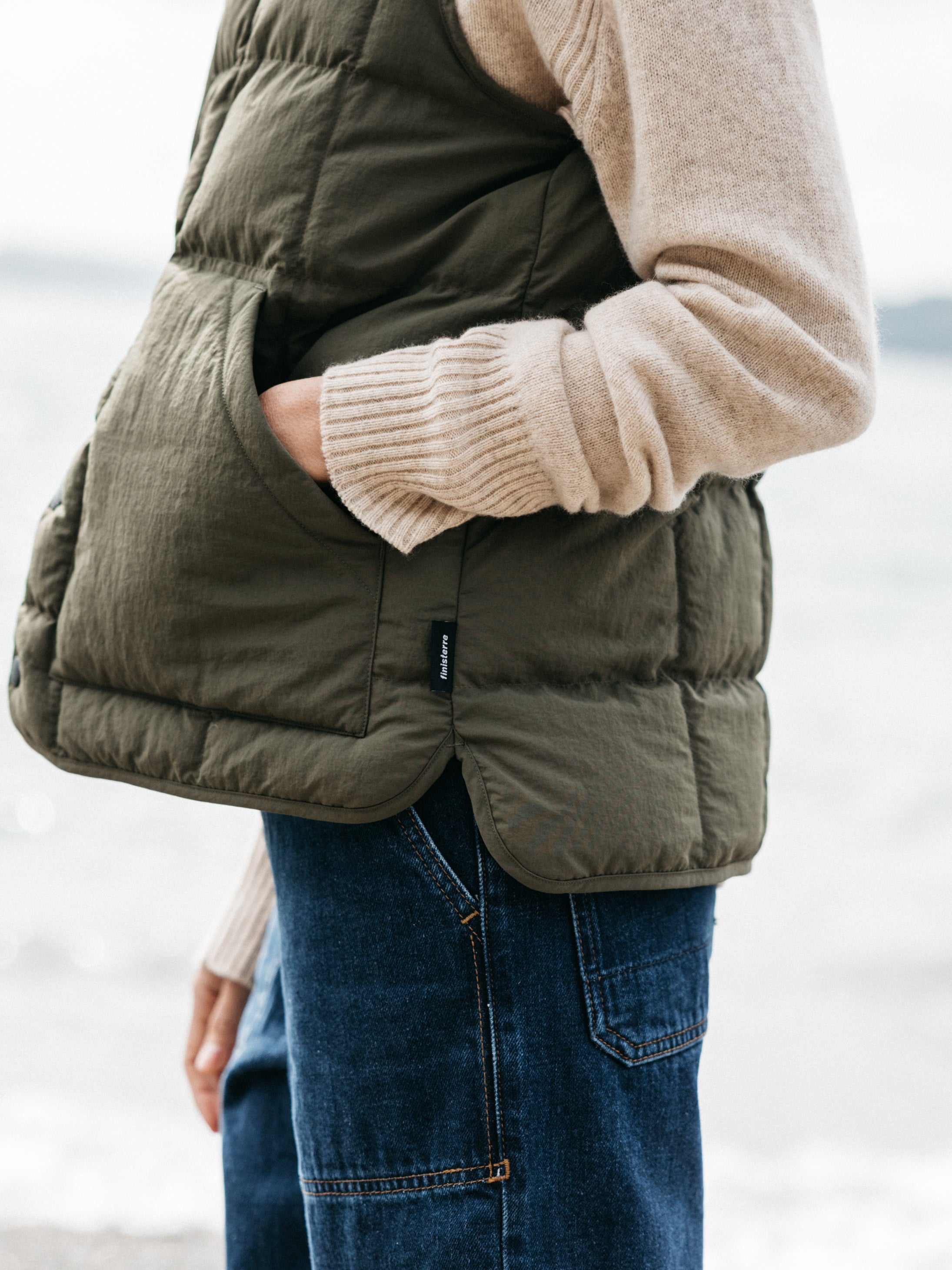 Women Lapwing Insulated Gilet in Olive