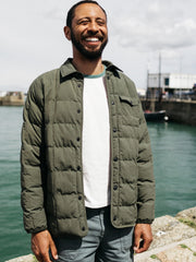 Men Lapwing Shirt in Olive