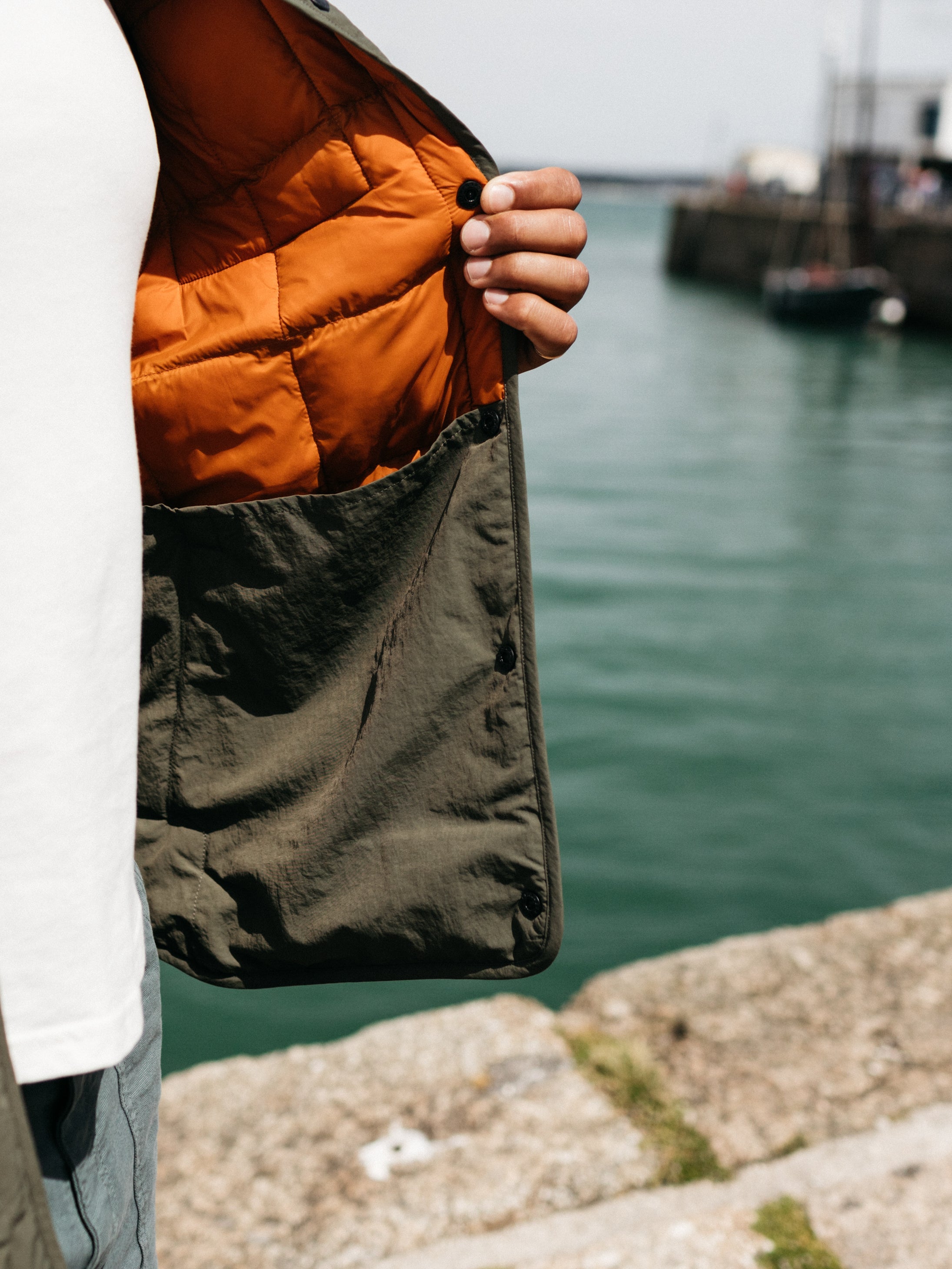 Men Lapwing Shirt in Olive