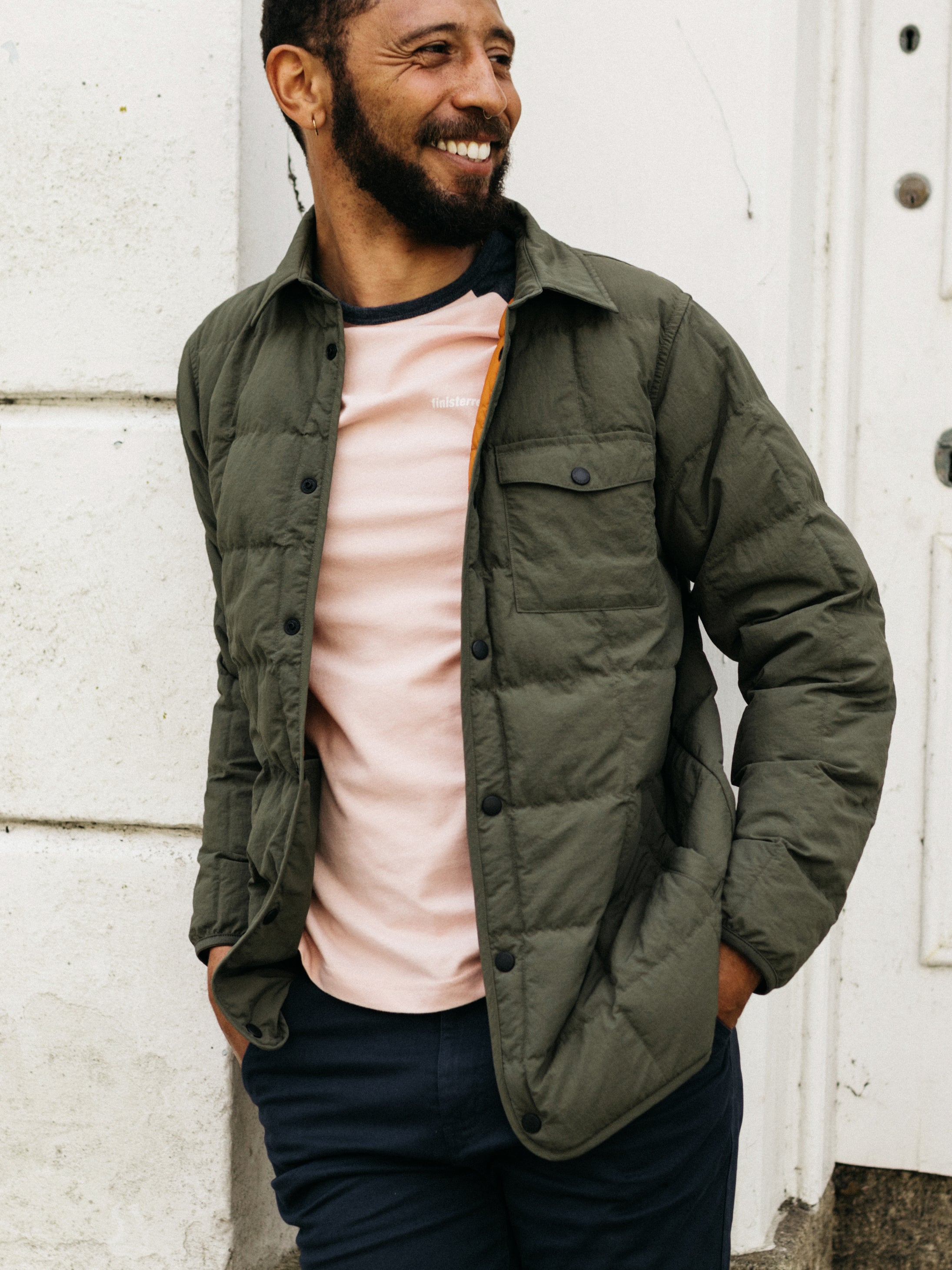 Men Lapwing Shirt in Olive