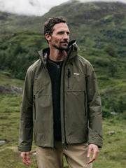 Men Stormbird Waterproof Jacket in Olive