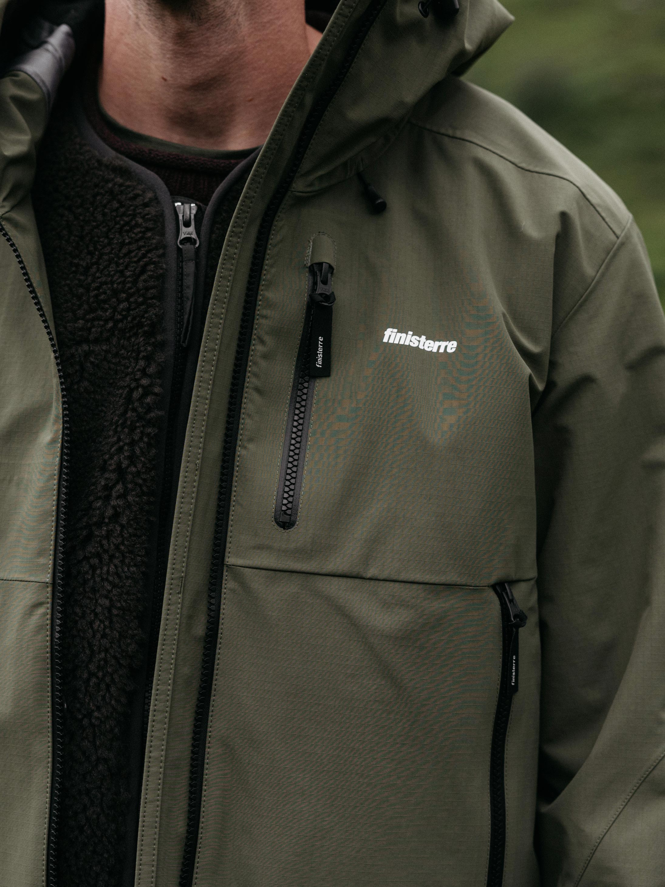 Men Stormbird Waterproof Jacket in Olive