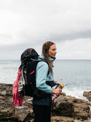 Men/Women Finisterre + Gregory  Amber 54 Rucksack - Black