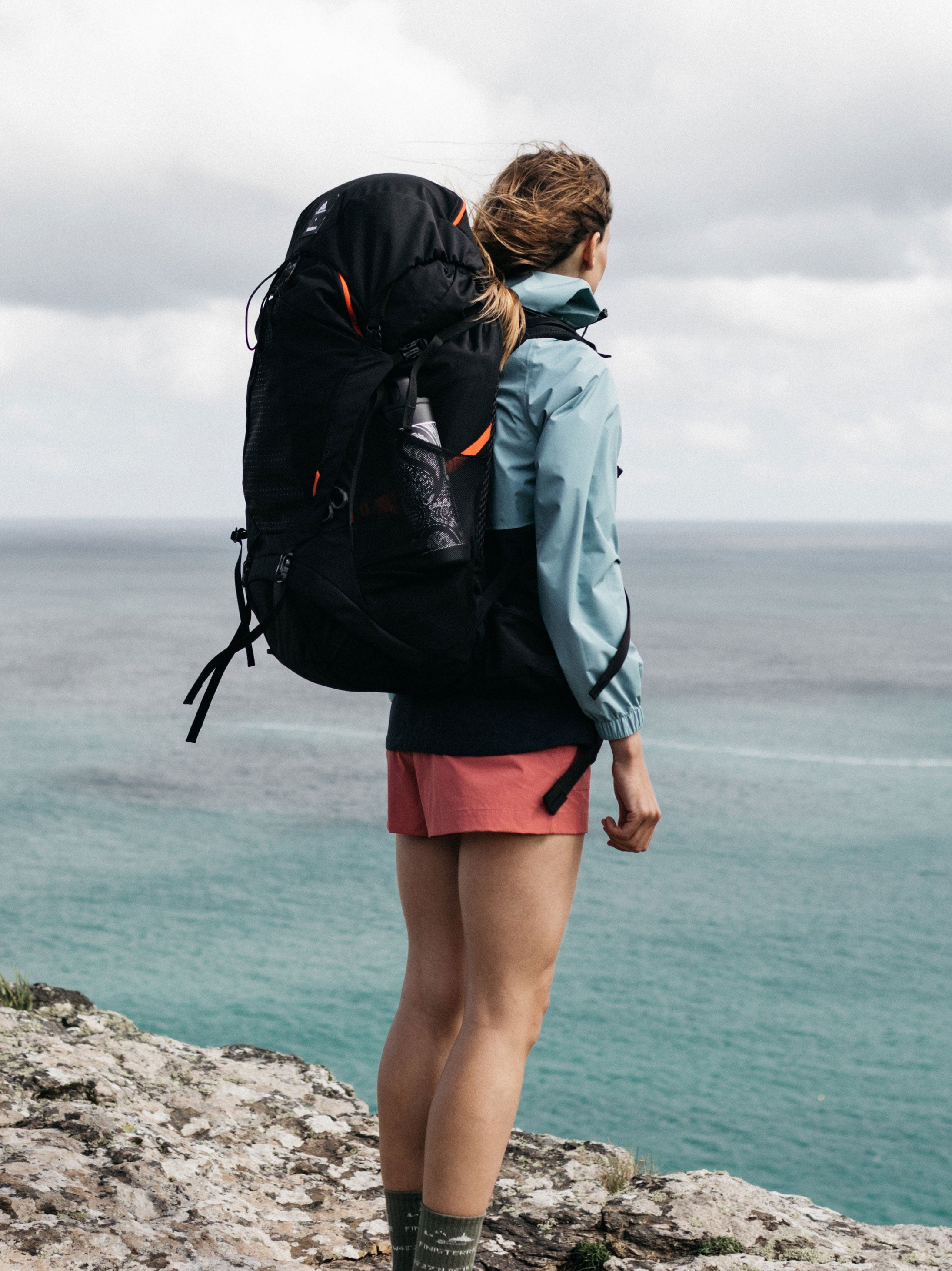 Men/Women Finisterre + Gregory  Amber 54 Rucksack - Black