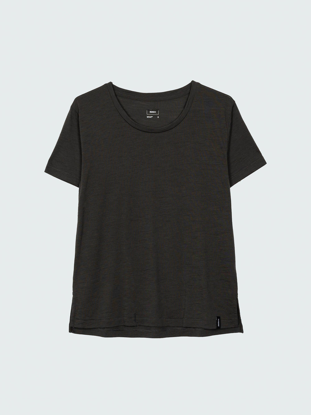 Women Merino T-Shirt Baselayer in Raven Black - Seeker