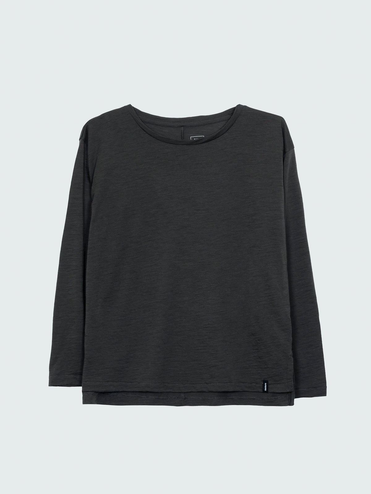 Women Merino Long Sleeve Baselayer in Raven Black - Seeker