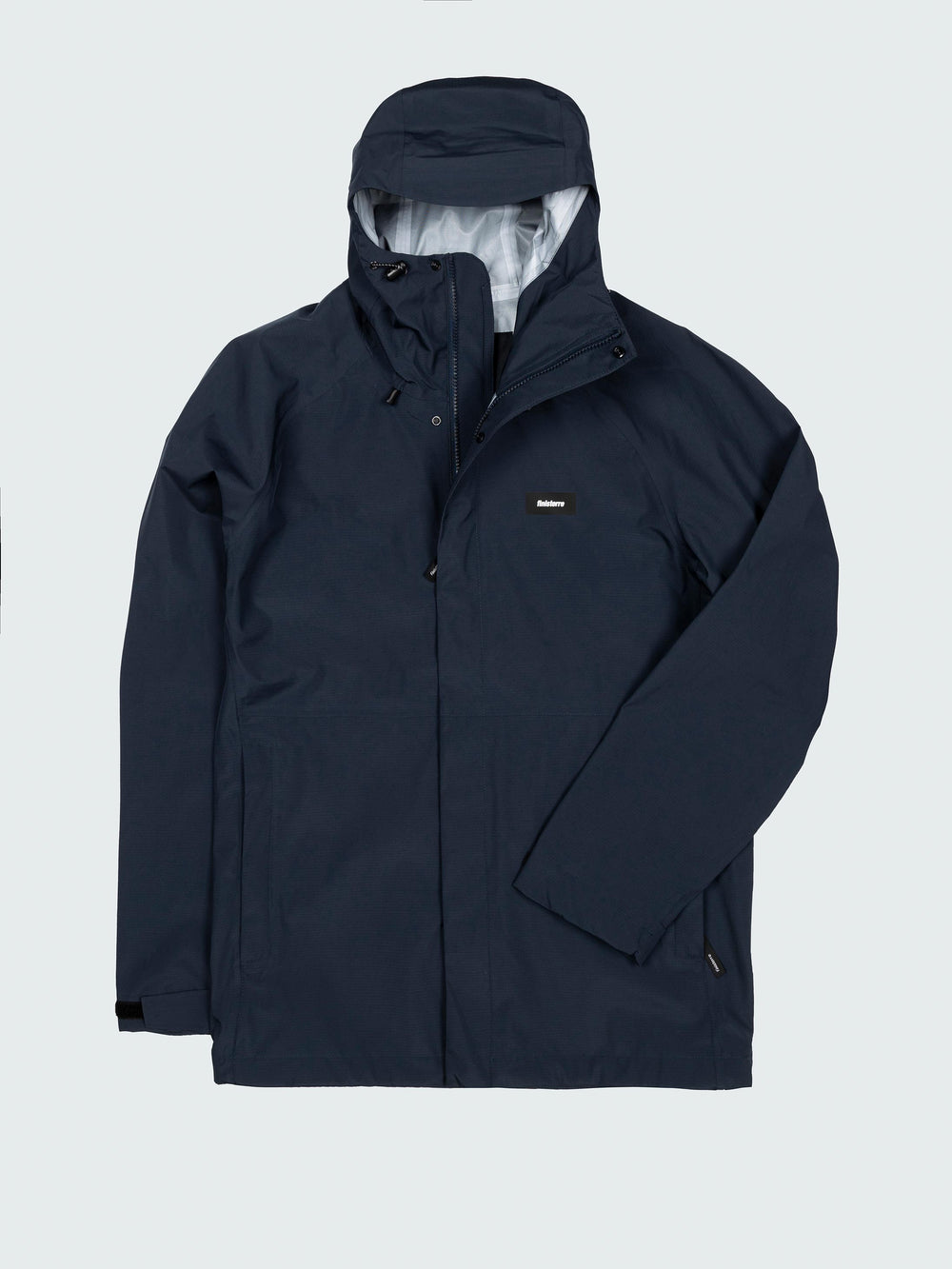 Men Recycled Waterproof Jacket in Navy - Skybird