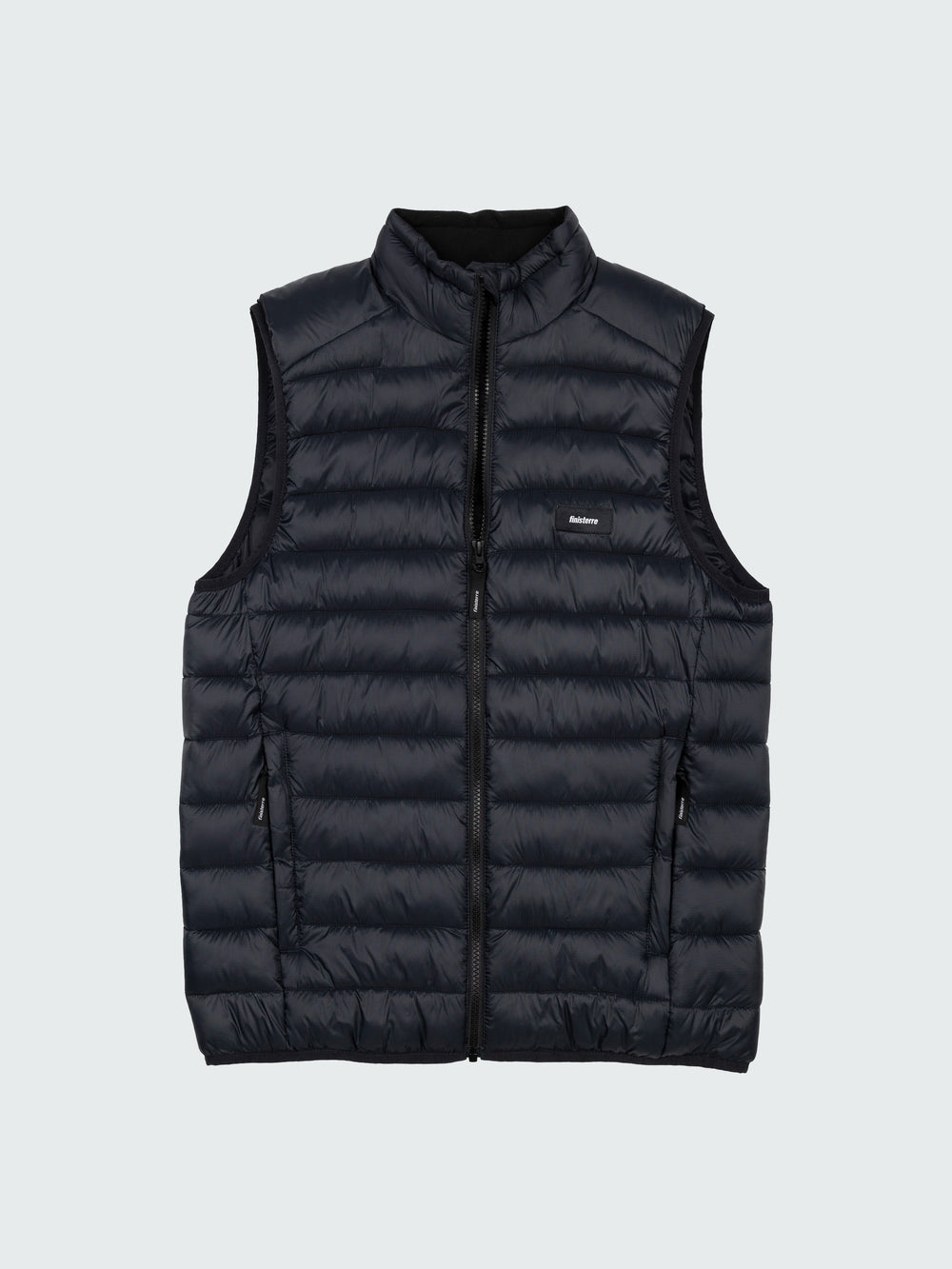 Men Recycled Insulated Gilet in Black - Nimbus