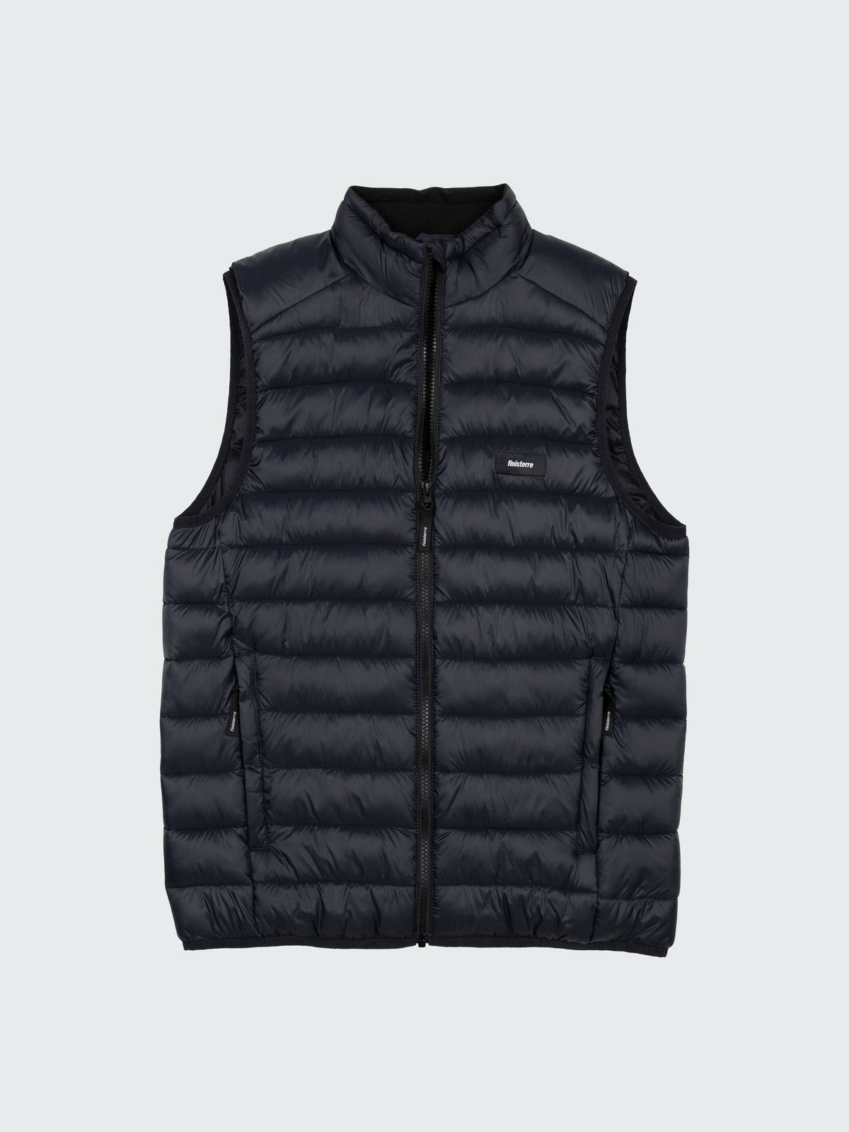 Men Recycled Insulated Gilet in Black - Nimbus