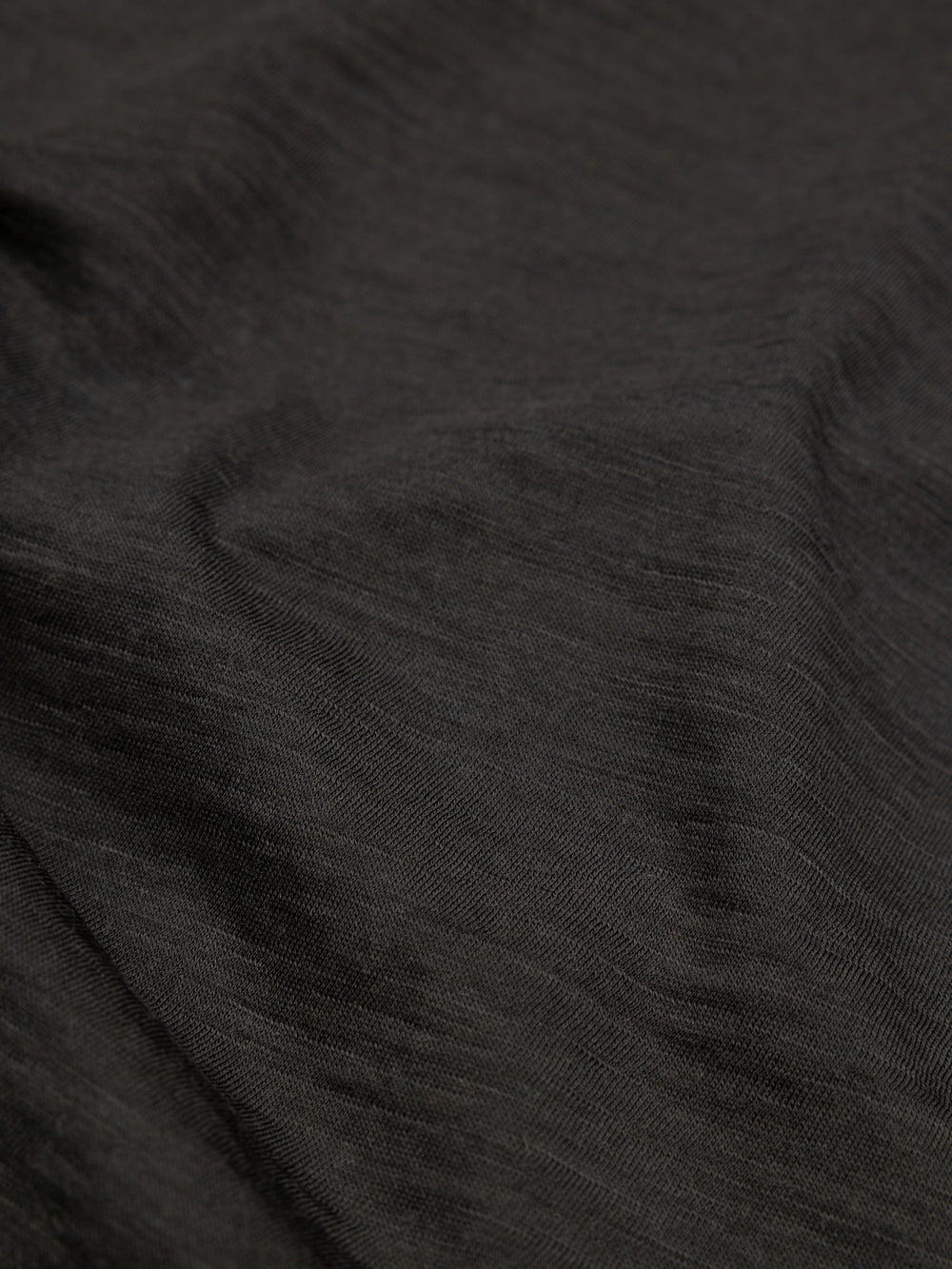 Women Merino High Neck T-Shirt in Raven - Seeker